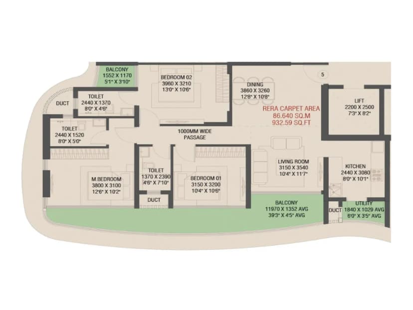 3 BHK