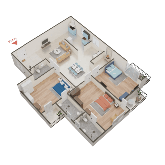 3 BHK