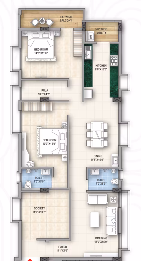 2 BHK