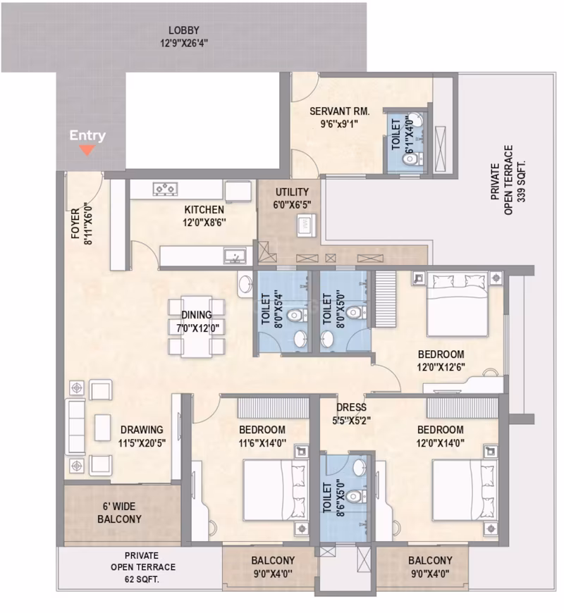 3 BHK
